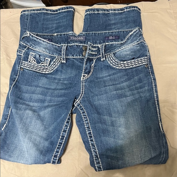Vigoss Denim - Vigoss Classic Blue Boot Cut Jeans